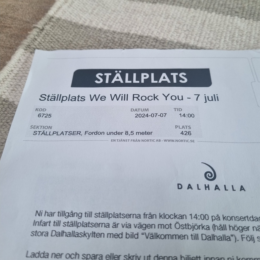  Rättvik, Ställplats: Dalhalla 