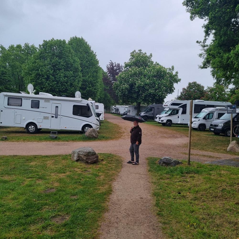  Hamburg, Ställplats: Wohnmobilstellplatz Elbepark Bunthaus 