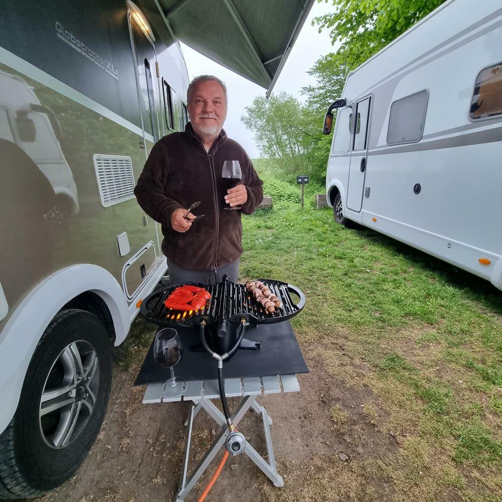  Hamburg, Ställplats: Wohnmobilstellplatz Elbepark Bunthaus 