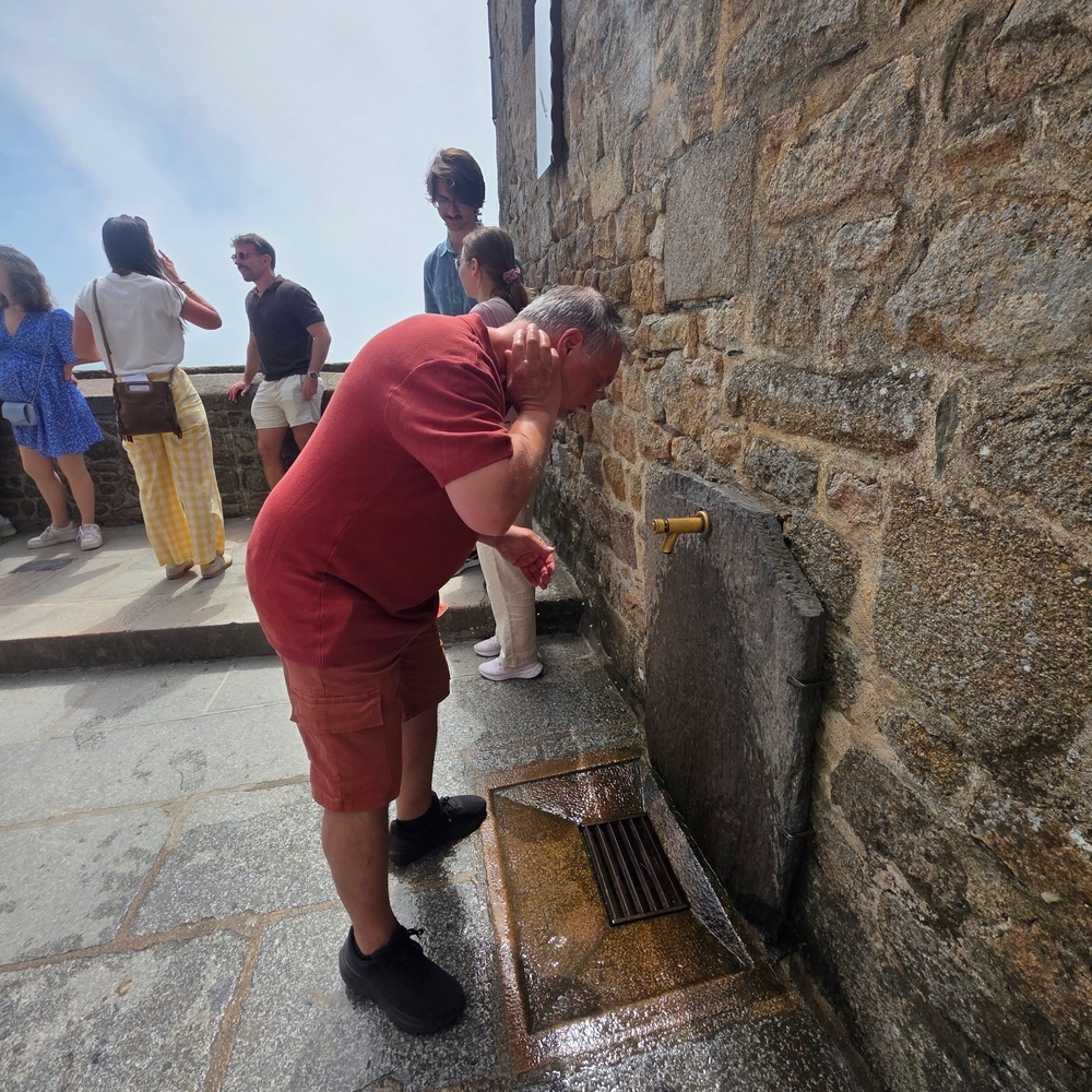  Mont Saint-Michel, Ställplats: Aire de Beauvoir Le Mont-Saint-Michel 