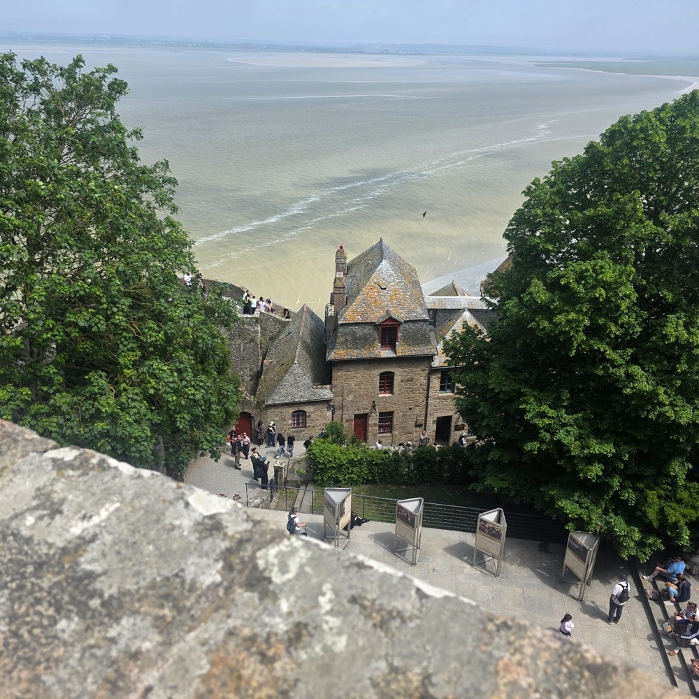  Mont Saint-Michel, Ställplats: Aire de Beauvoir Le Mont-Saint-Michel 
