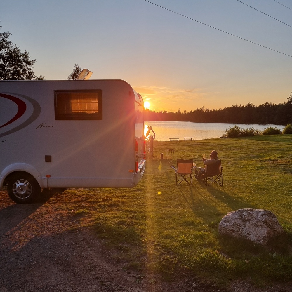  Östansjö, Naturcamping: Tripphultsbadet 